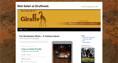 Desktop Screenshot of giraffeweb.com